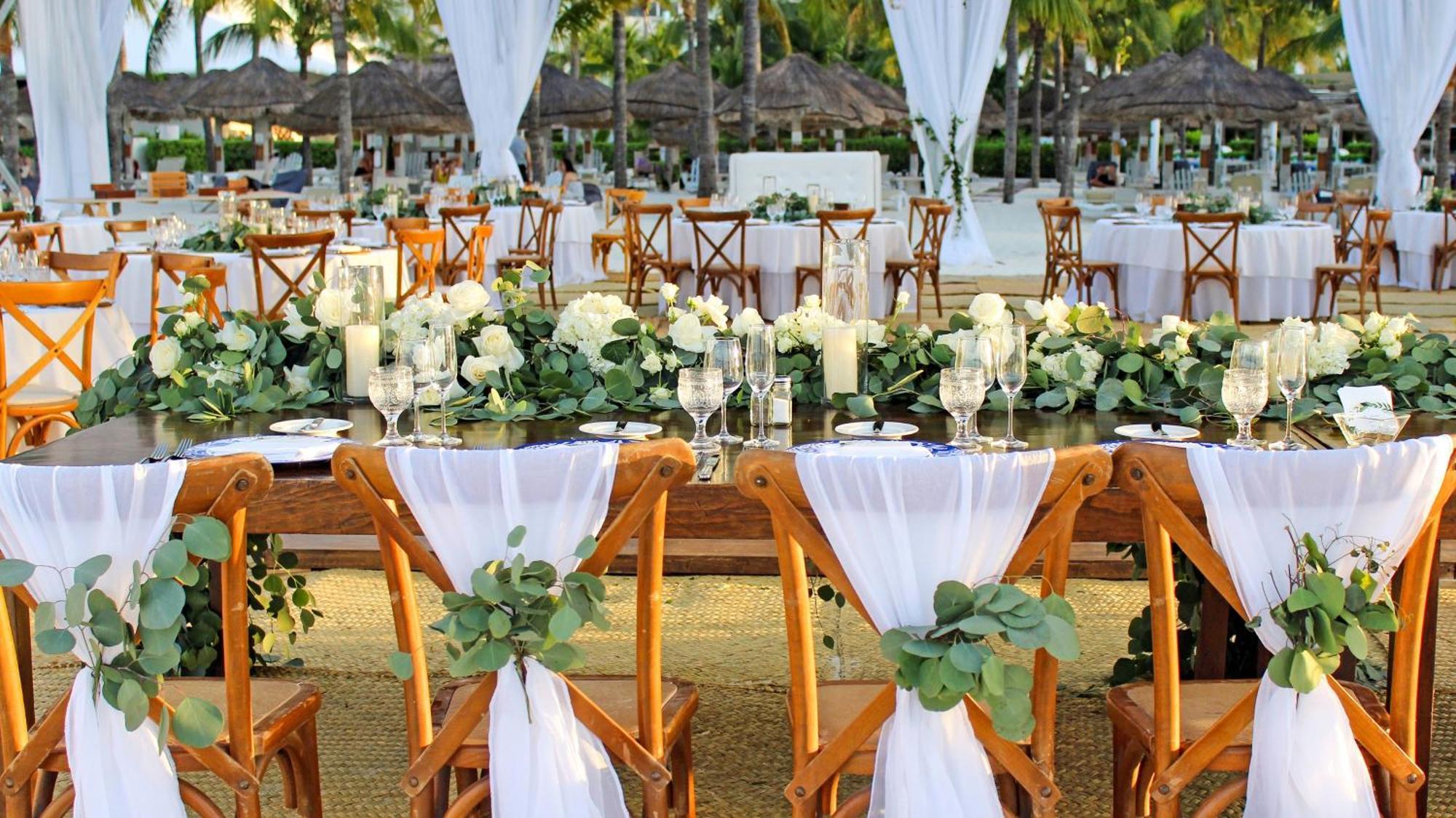 Presidente Intercontinental Cancun Resort Bagian luar foto Wedding reception