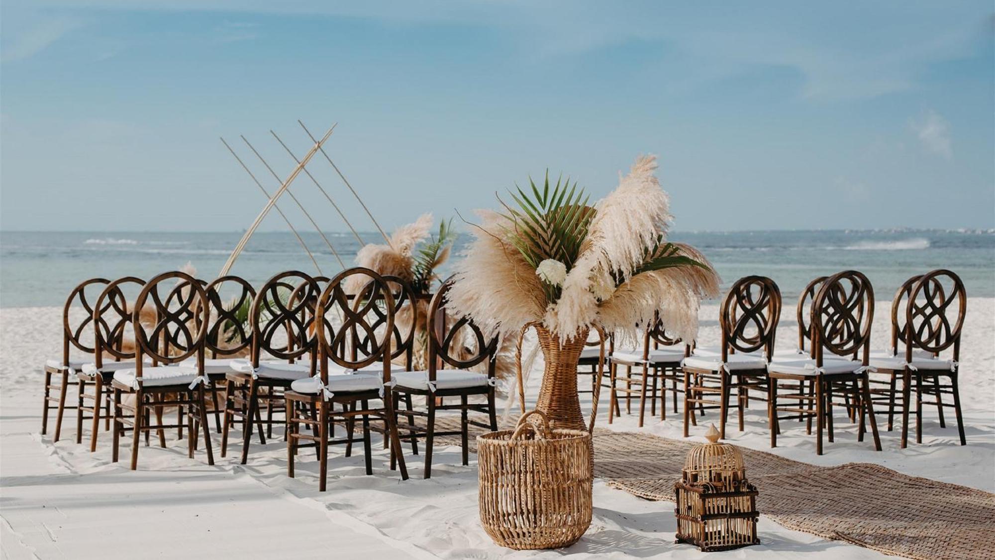 Presidente Intercontinental Cancun Resort Bagian luar foto Beach wedding
